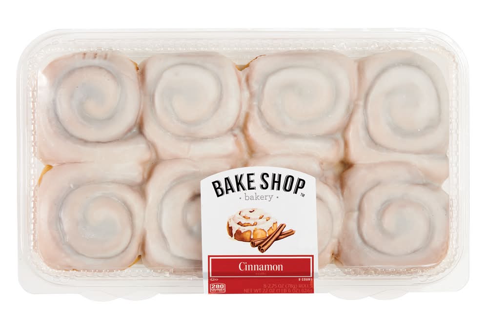 Bake Shop Sweet Rolls, Cinnamon (8 x 2.75 oz)