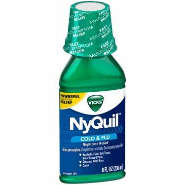 Nyquil Cold & Flu Original 8 oz.