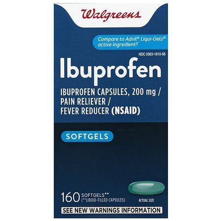 Walgreens Ibuprofen 200 mg Softgels