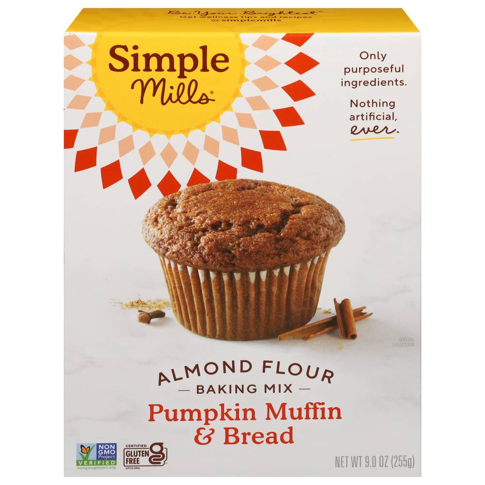 Simple Mills Pumpkin Muffin & Bread Almond Flour Baking Mix (9 oz)