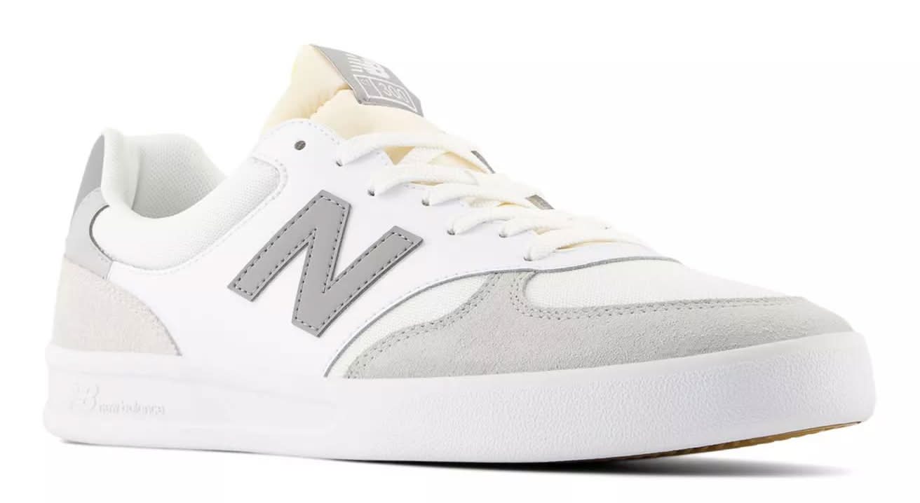 New Balance Ct300 V3 Court Sneaker (White/Grey Medium - Women's 11.5 / Men's 10)