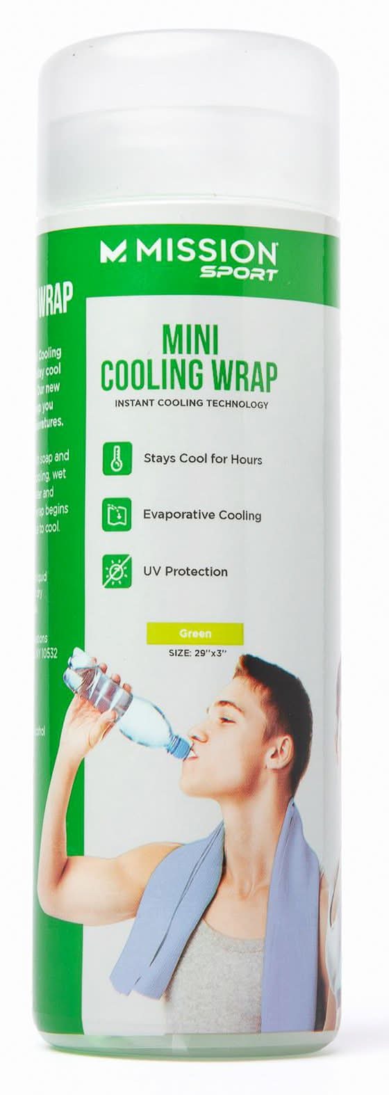 MISSION Sport Mini Cooling Wrap (Green)