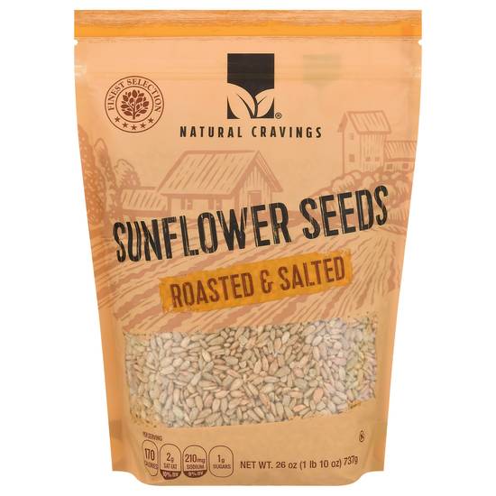 Natural Cravings R/S Sunflower Seeds (26 oz)