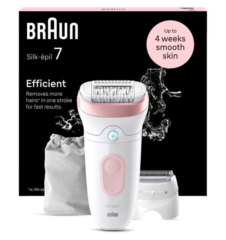 Braun Silk-�pil 7, Epilator For Easy Hair Removal, Lasting Smooth Skin, 7-030
