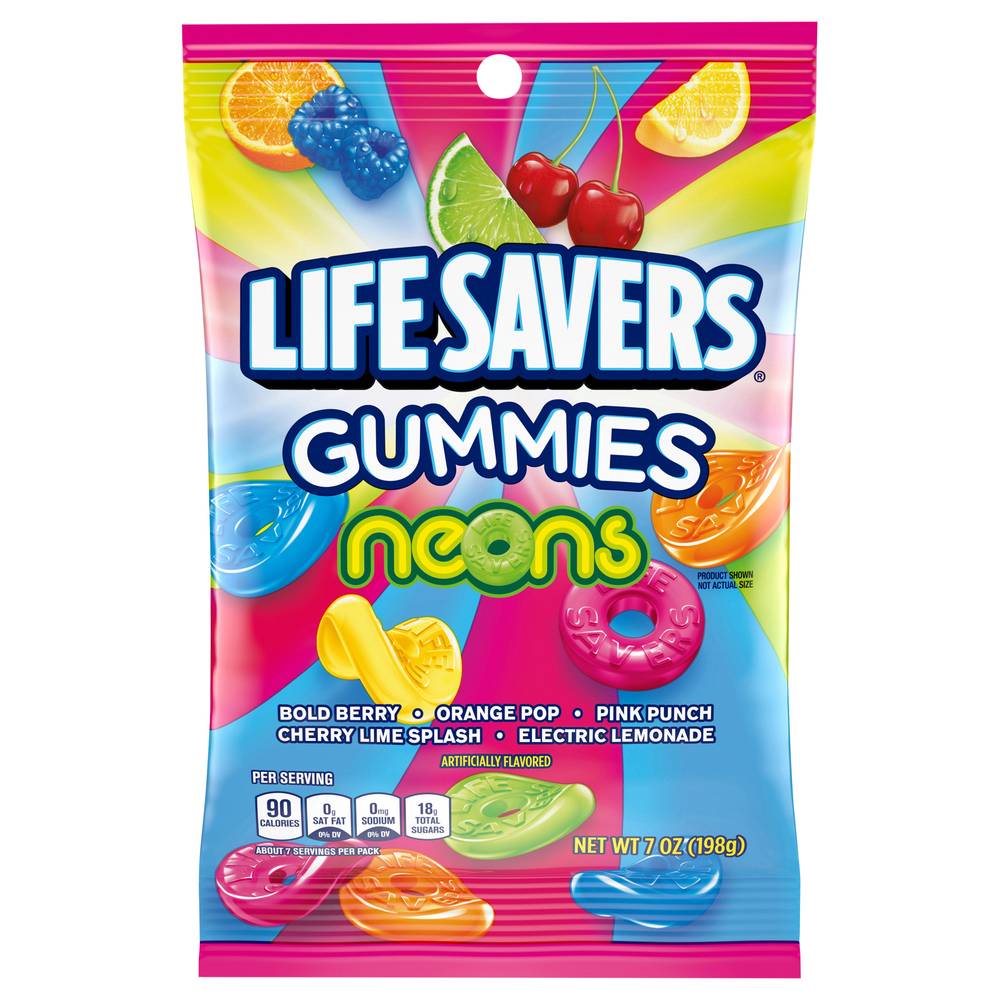 Life Savers Neons Gummies Candy (7 oz)