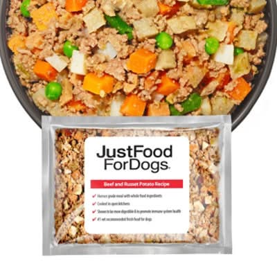 JustFoodForDogs Beef & Russet Potato Fresh Food (18 oz)