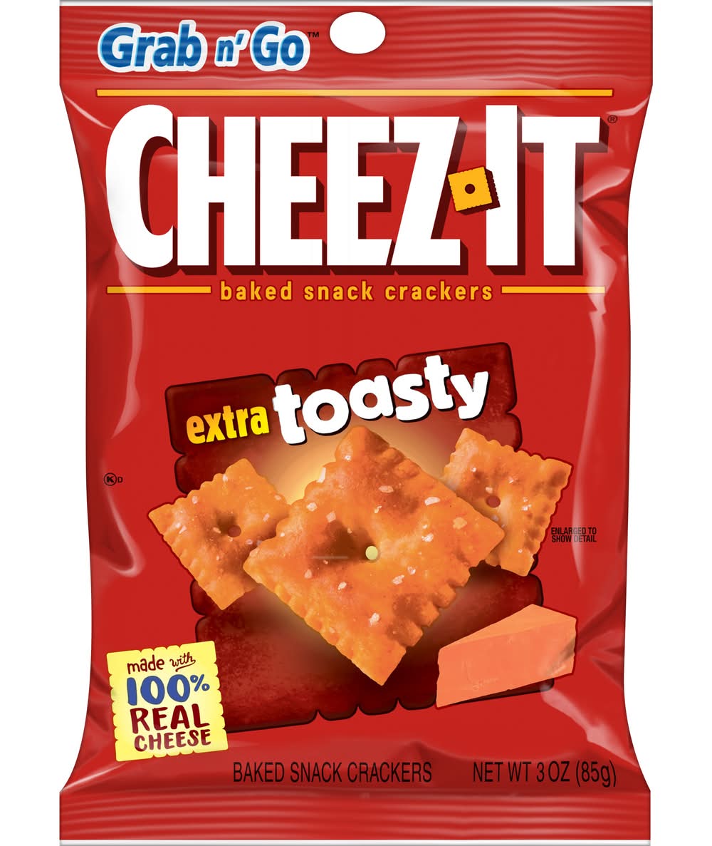 Cheez-It Extra Toasty Baked Snack Crackers (3 oz)