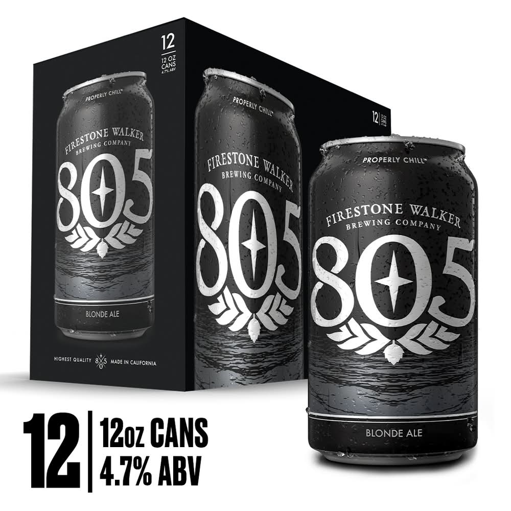 Firestone Walker Brewing Company 805 Blonde Ale Beer (12 x 12 fl oz)