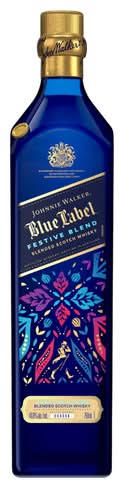 Johnnie Walker Blue Label Festive Blend Limited Edition Design 2026, 750 mL