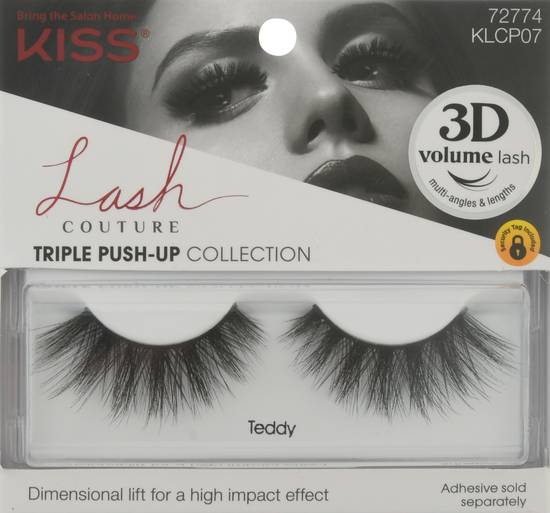 Kiss Triple Push-Up Collection Lashes Teddy (1 pair)