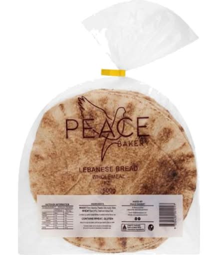 Lebanese Bread Wholemeal (400g)