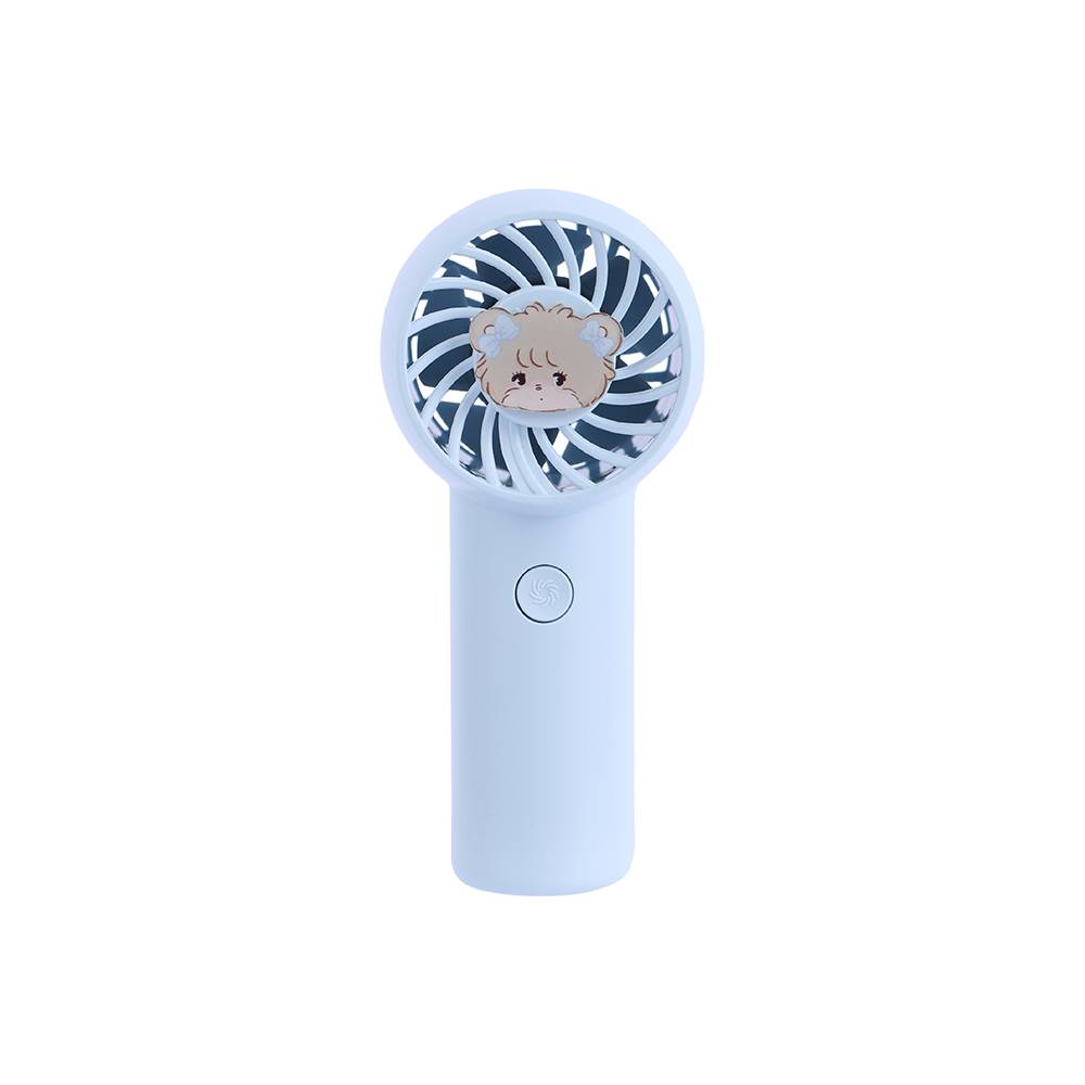 Miniso ventilador de mano con correa mikko latte (azul)