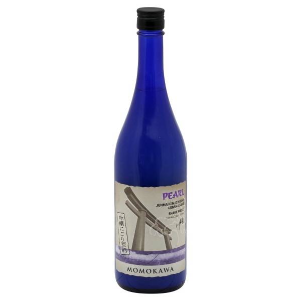 Momokawa Pearl Nigori Junmai Gingo Sake (750 ml)