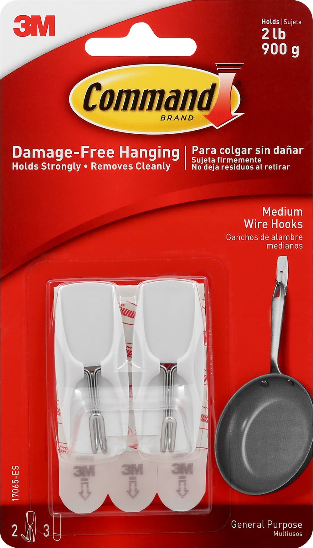 Command Damage-Free Hanging Medium Wire Hooks