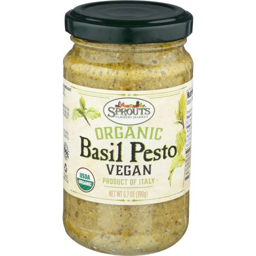 Sprouts Organic Vegan Basil Pesto