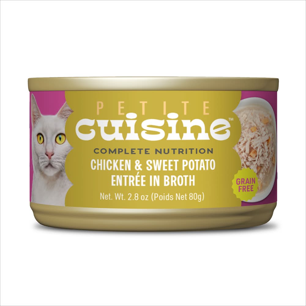 Petite Cuisine Sweet Ivy's Chicken and Sweet Potato Entree in Broth Cat Food (2.8 oz)