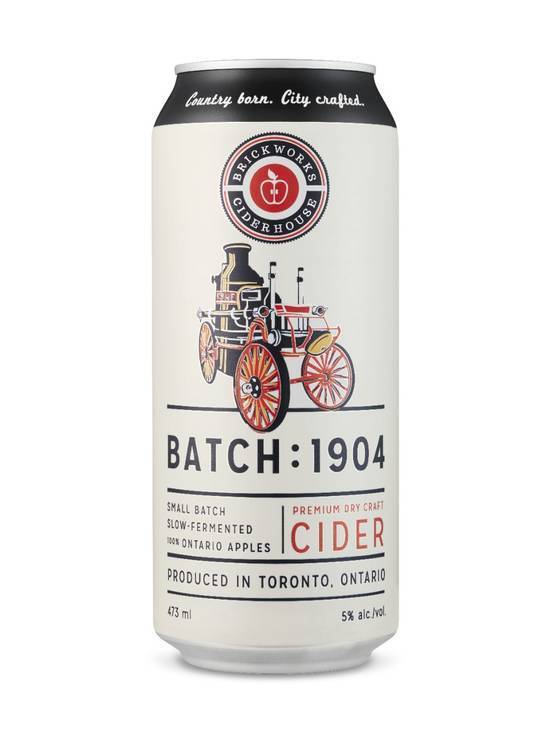 Brickworks Ciderhouse · Batch: 1904 Premium Cider (473 mL)