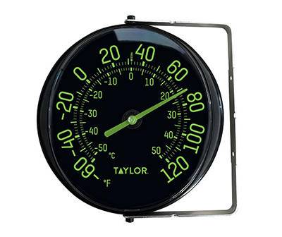 Glow-in-the-Dark Dial Wall Thermometer