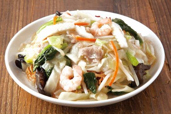 海鮮⽫うどん Seafood Udon Noodle Plate