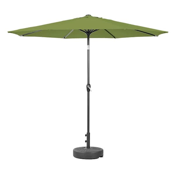 Lime Green Crank & Tilt Round Patio Umbrella, 9'