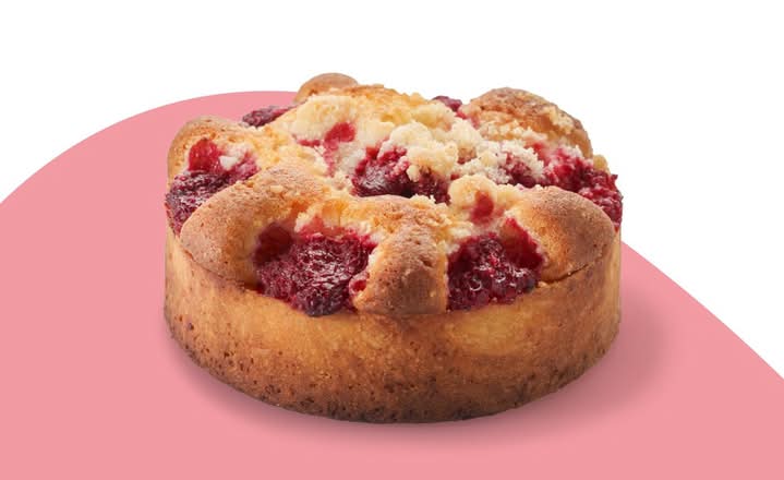 Crumble aux framboises