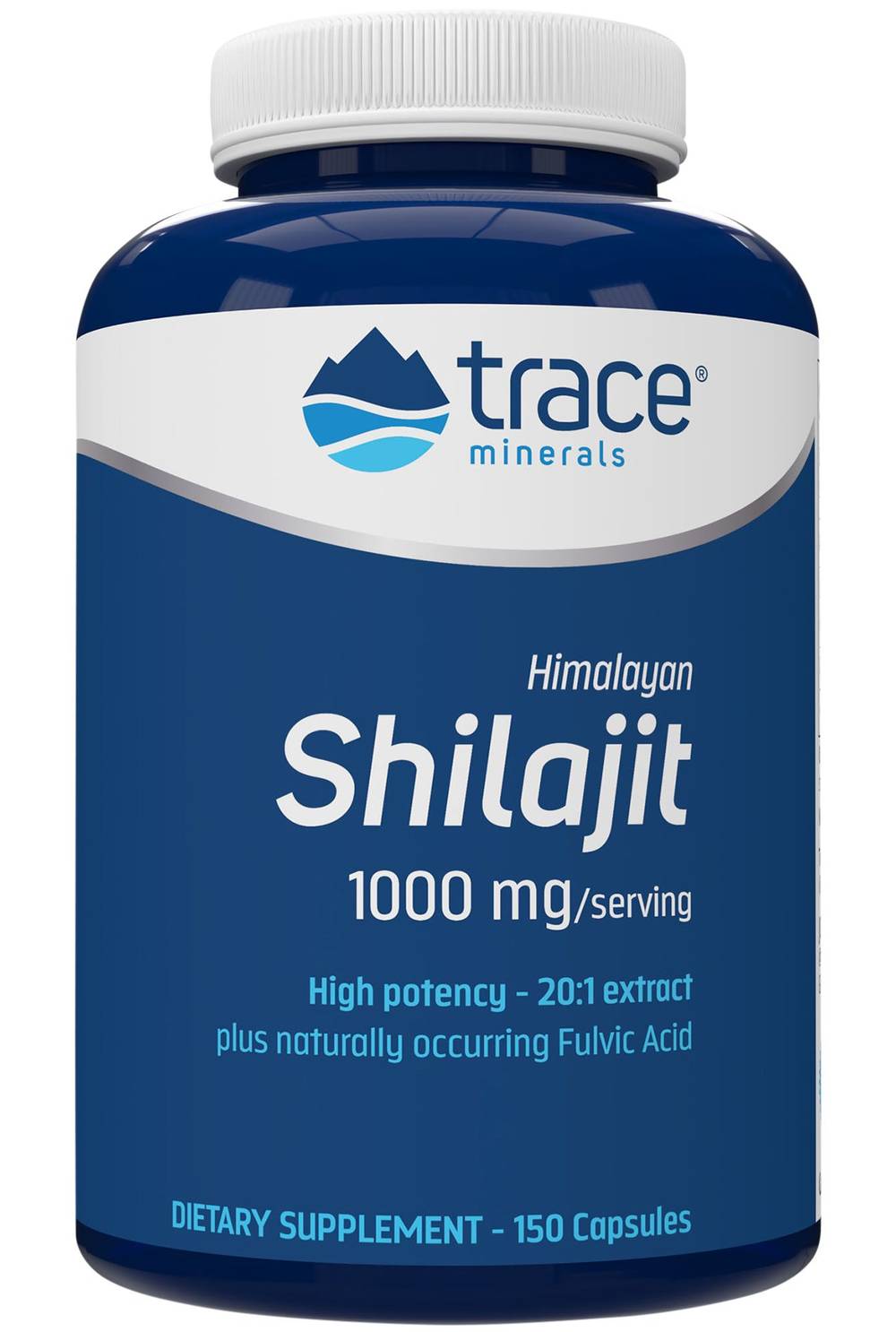 Trace Minerals Himalayan Shilajit 1,000 mg Capsules (150 ct)