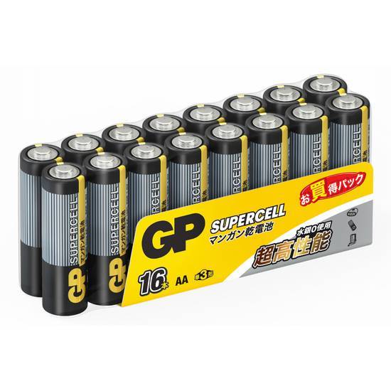 GP超霸碳鋅黑3號電池16入#GP-3C(16)#4891199157486