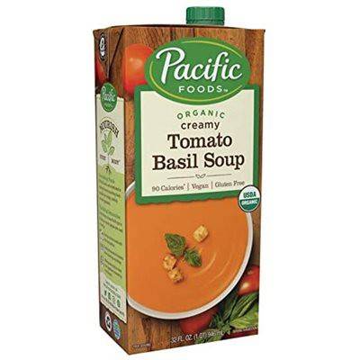 Pacific Foods Organic Creamy Soup (tomato basil)