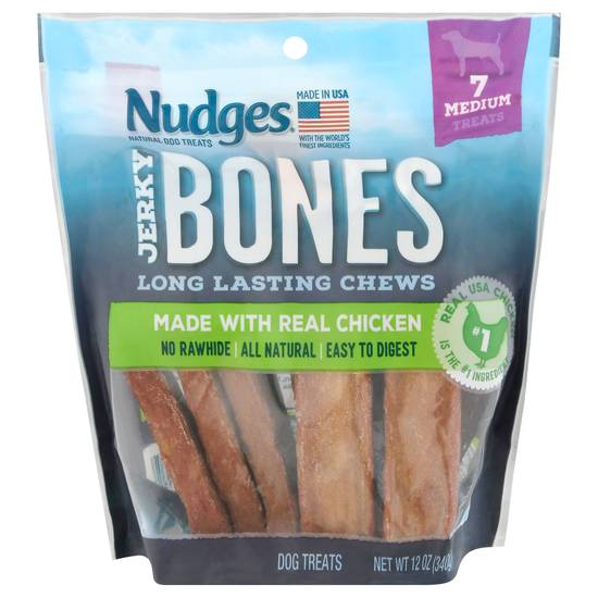 Nudges Chicken Medium Jerky Bones (7 ct)