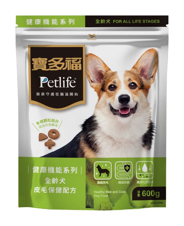寶多福-健康機能系列 皮毛保健(全齡犬) <600g克 x 1 x 1Bag包>