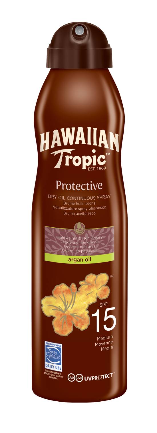 Hawaiian Tropic - Protection brume huile d'argan spf 15 (177 ml)