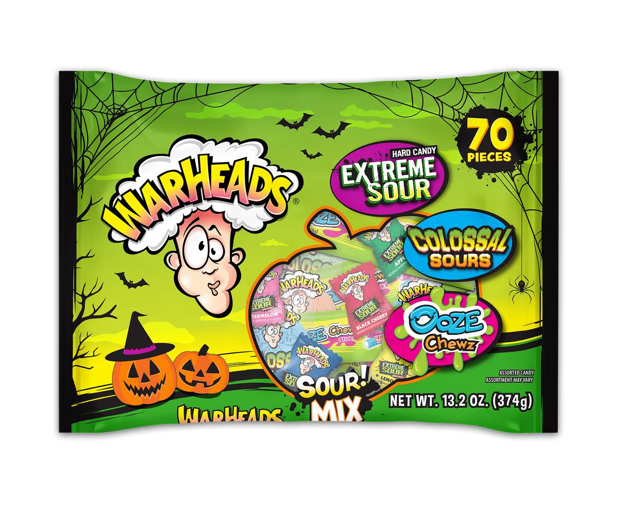 Warheads Sour Fruit Candies, Assorted (13.2 oz, 70 ct)