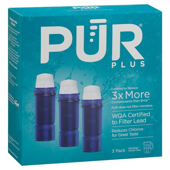 Pur Plus Pitcher Filters (3 ct)