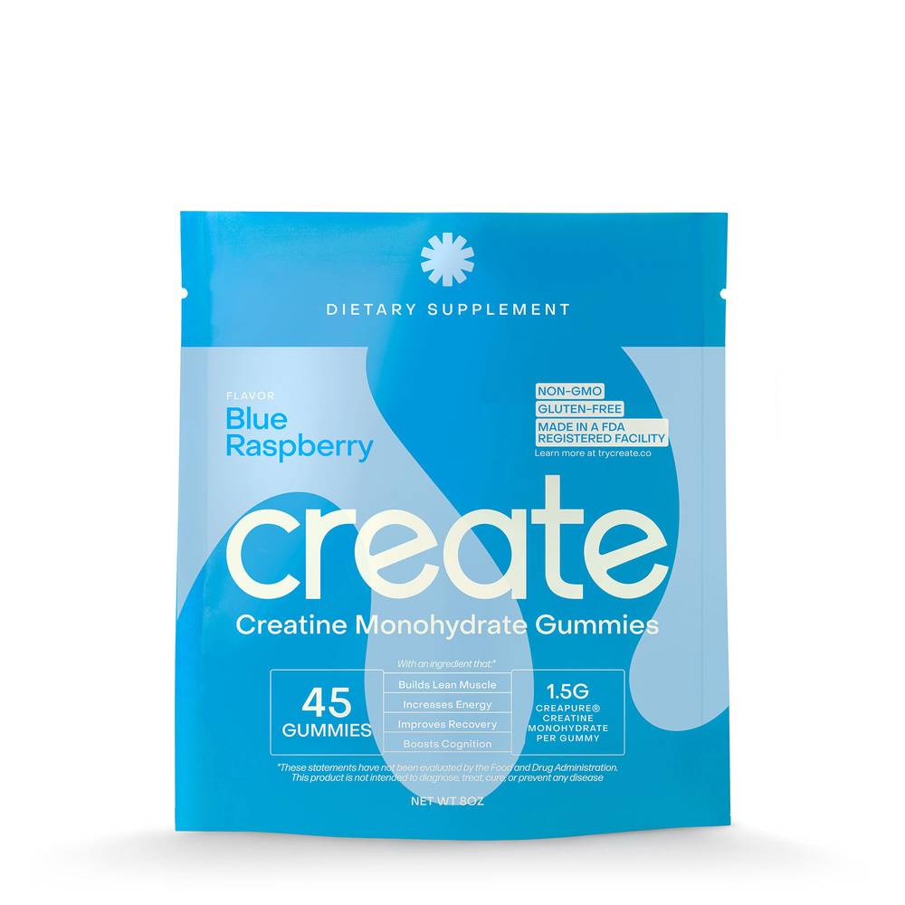 Create Wellness Creatine Monohydrate Gummies (45 ct)(Blueberry)