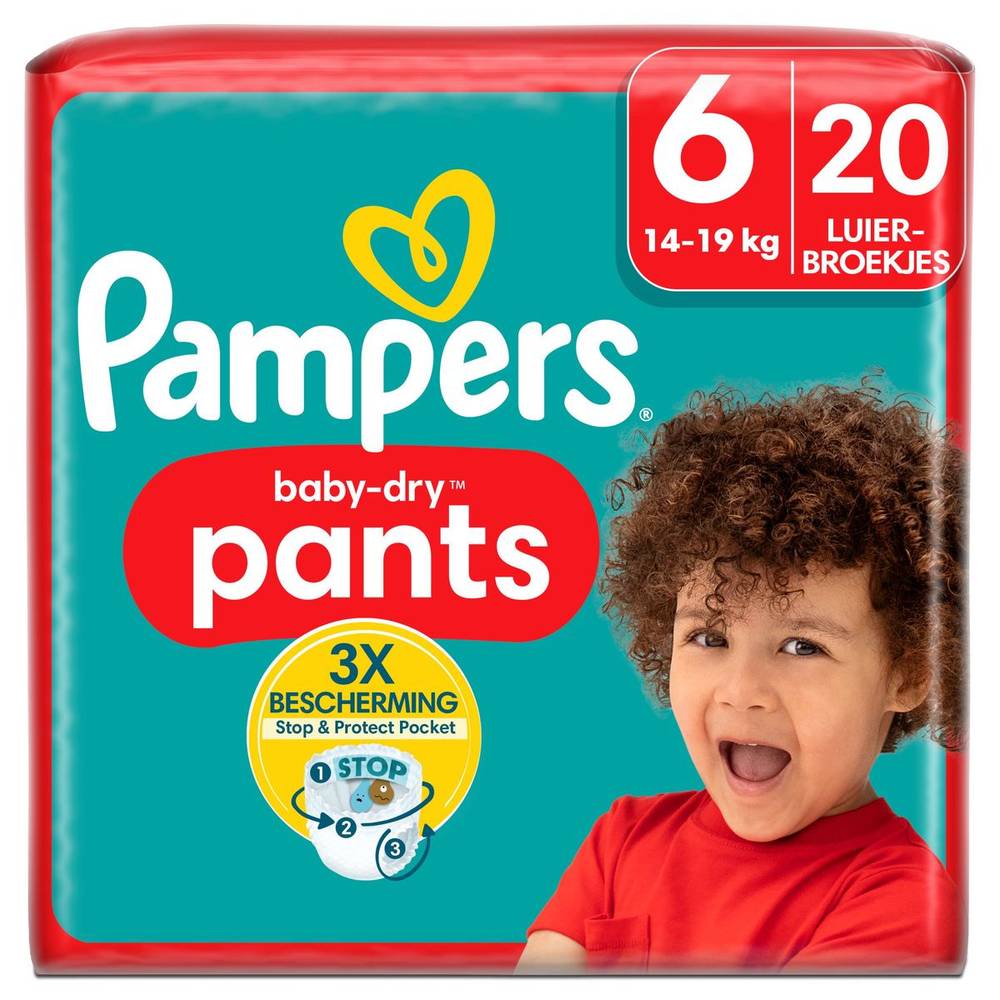 Pampers Baby-Dry Pants Taille 6, 20 Couches-Culottes