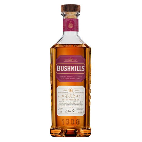 Bushmills irish whiskey single malt 16 años (750 ml)
