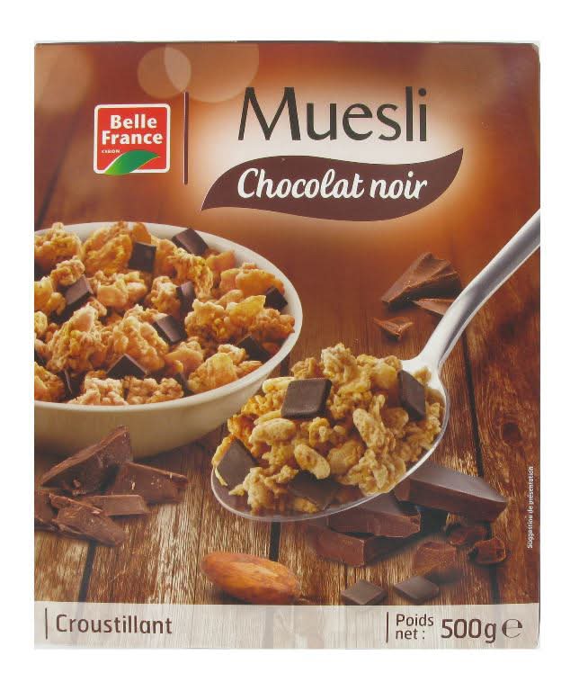Belle France - Muesli croustillant, chocolat noir
