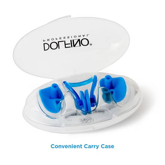 Dolfino Pro Nose Clip & Ear Plugs Blue (1 set)