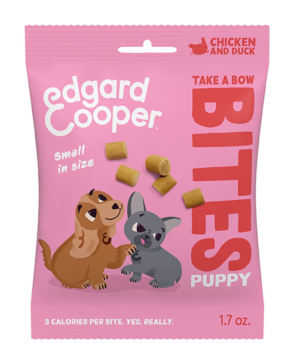 Edgard & Cooper Small Bites Puppy Dog Treats - Grain Free, Duck & Chicken (Flavor: Duck & Chicken, Size: 1.7 Oz)