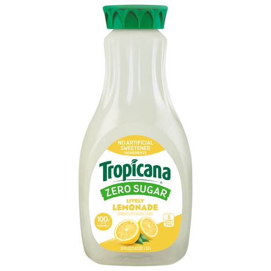 Tropicana Zero Sugar Lively Lemonade (52 fl oz)