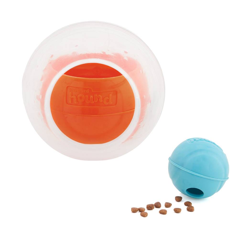 Outward Hound Rumble Puzzle Interactive Ball Dog Toy (2.5"/orange)