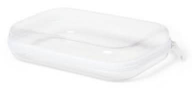 up&up Hard Sided Zipper Pencil Case, Clear