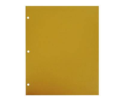 Big Lots 2-Pocket Folder, Yellow