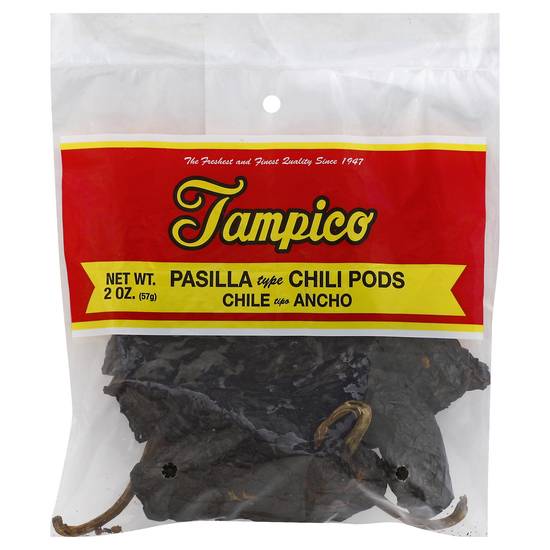 Tampico Pasilla Type Chili Pods (2 oz)
