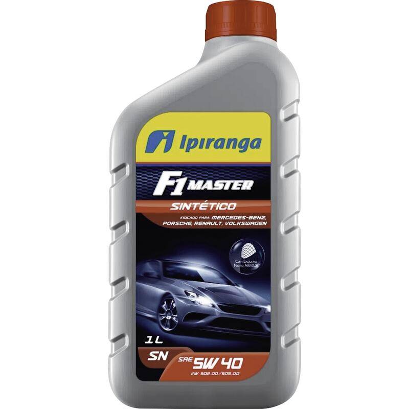 Ipiranga óleo lubrificante f1 master 5w40 sn 502 ( 1 l)