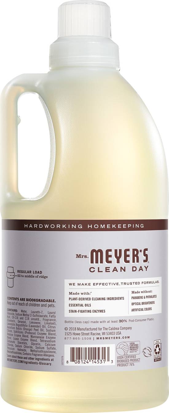 Mrs. Meyer's Lavender Scent Concentrated Laundry Detergent