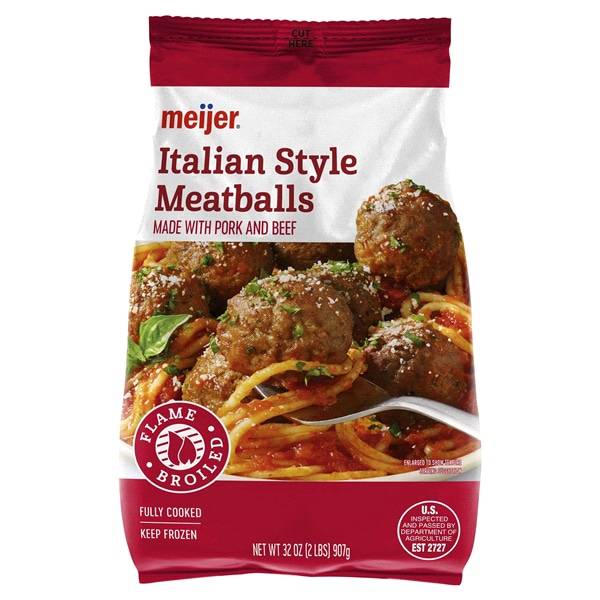 Meijer Flame Broiled Italian Style Meatballs