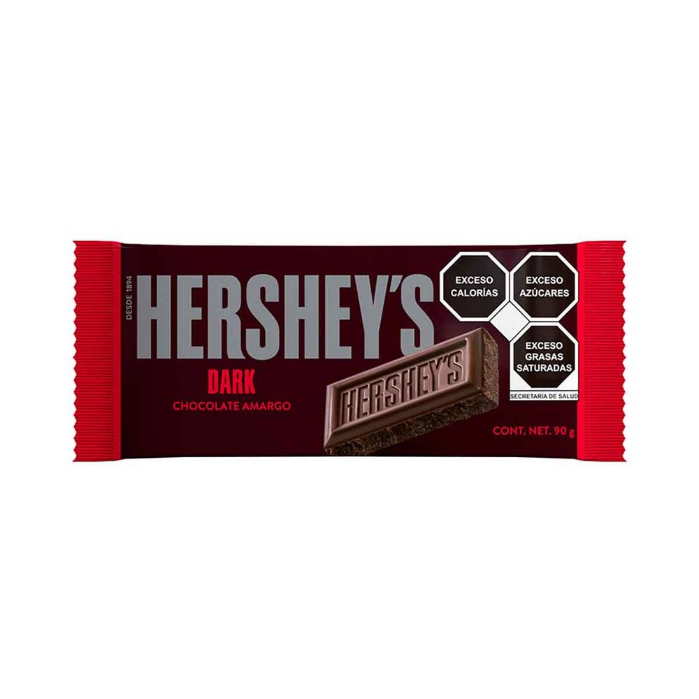 Hershey's · Chocolate amargo, dark (90 g)