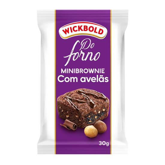 Wickbold mini brownie do forno com avelãs (30 g)