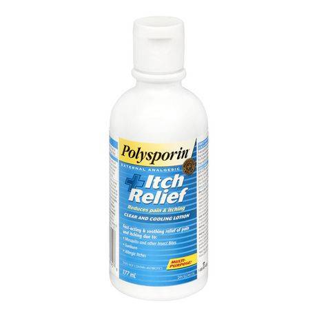 Polysporin Itch Relief Clear and Cooling Lotion (177 ml)